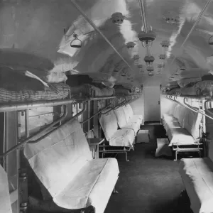 No. 16 ambulance train ward carriage, April 1915