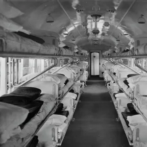 No. 16 ambulance train ward carriage, April 1915