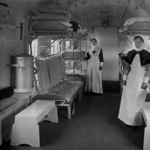 Nurses on board Ambulance Car no. 18, 1915 Nurses on board Ambulance Car no. 18, 1915