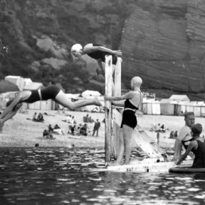 Oddicombe Beach, Devon, 1932