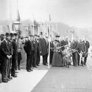 Opening ceremony of the Plymouth to Yealmpton Line, January 1898