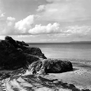 Par Cliffs, Cornwall, May 1949