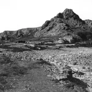 Pinnacle Rock, near L Etacq at St Ouens Bay, Jersey