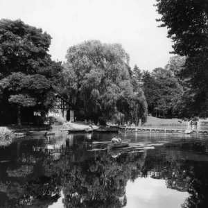 Pittville Park, Cheltenham, July 1939 Pittville Park, Cheltenham, July 1939