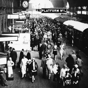 Platform 1 at Paddington Station, 1929