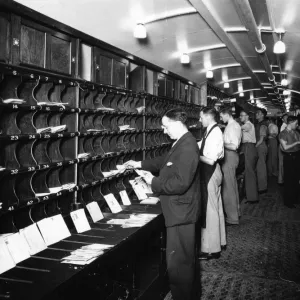 Post Office Sorting Van, 1st July 1935