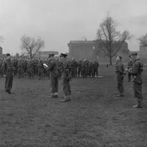 Presentation of the Wiltshire Home Guard in 1944