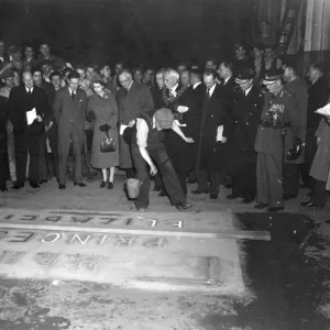 Princess Elizabeth at Swindon Works, 15th November 1950