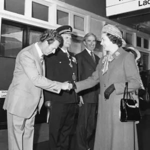 The Queen at Chelmsford Station, 15th June 1978