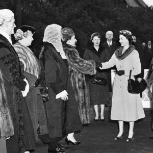 The Queens Visit to Abingdon, 2nd November 1956