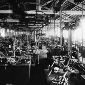 R Shop tool room, 1907