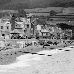 The Seafront at Sidmouth, Devon, August 1931