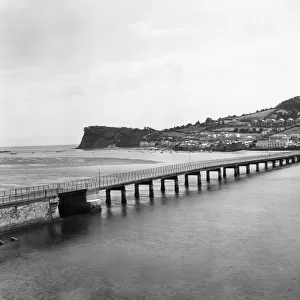Shaldon Bridge at Teignmouth, Devon, August 1937