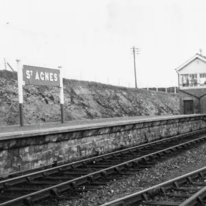 St Agnes Station, Cornwall, c. 1960