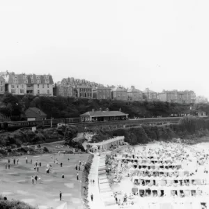 St Ives Station, Porthminster Beach and Pitch & Putt, c. 1950s