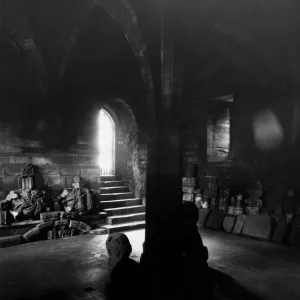 St Johns Crypt, Chester, Cheshire, June 1925 St Johns Crypt, Chester, Cheshire, June 1925
