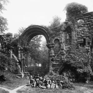 St Johns Ruins, Chester, Cheshire, 1920s St Johns Ruins, Chester, Cheshire, 1920s