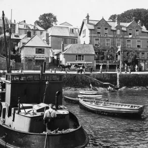 St Mawes Harbour, Cornwall, July 1934