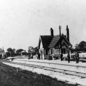 Stow-on-the-Wold Station, Gloucestershire, c. 1900