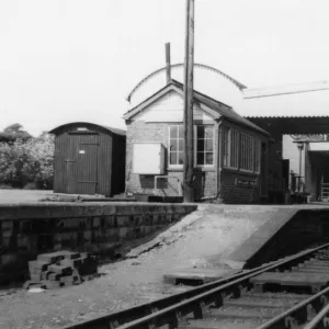 Stow-on-the-Wold Station and Signal Box, Gloucestershire, c. 1950s