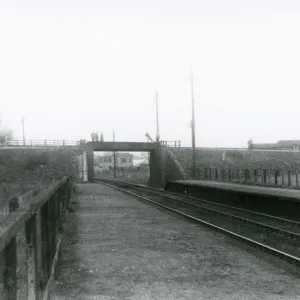 Stratford on Avon Racecourse Platform Station, 1956