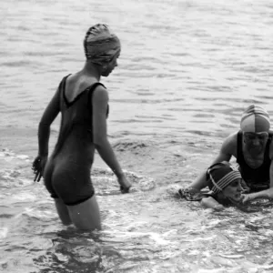 Three Swimmers, Cornwall, 1931