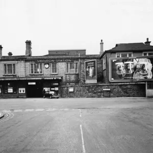 Swindon Station Entrance, 28th January 1970