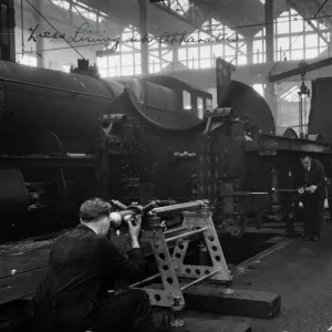 Swindon Works, AE Shop, 1954