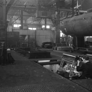 Swindon Works, AE Shop, 1954