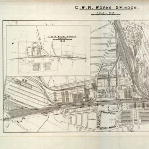 Swindon Works Photo Mug Collection: Maps, Plans & Views