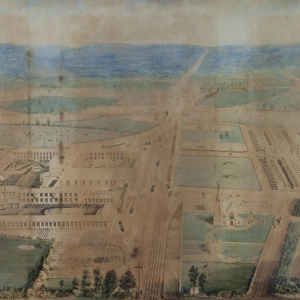 Swindon Works and Railway Village by Edward Snell. 1849