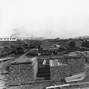 Swindon Works Timber Yard, 1928