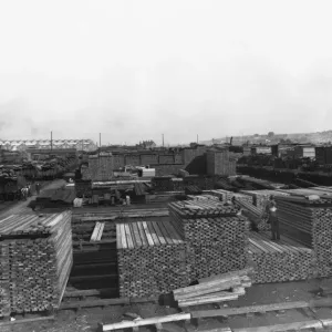 Swindon Works Timber Yard, 1928