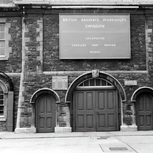 Swindon Works tunnel entrance, 1966