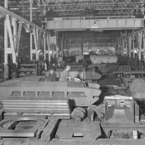 Tanks under construction in A Erecting Shop, Swindon Works. 1941 Tanks under construction in A Erecting Shop, Swindon Works. 1941