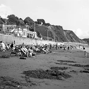 Teignmouth, East Beach, August 1950