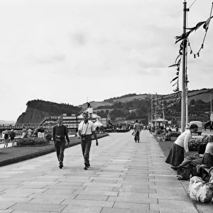 Teignmouth Promenade, Devon, August 1950