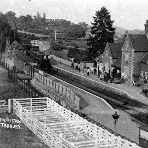 Tenbury Wells Station, Worcestershire, c. 1900