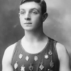 Thomas Lewis, member of the Swindon Amateur Swimming Club