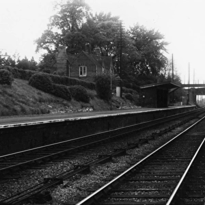 Uffington Station, Oxfordshire, May 1957