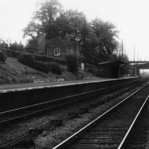 Uffington Station, Oxfordshire, May 1957