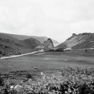 Valley of Rocks near Lynton in Devon, 1929 Valley of Rocks near Lynton in Devon, 1929