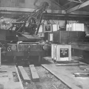 Wartime shells being packed up in 24F shop, ready for transportation in 1942 Wartime shells being packed up in 24F shop, ready for transportation in 1942