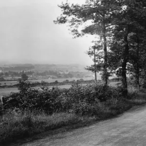 Wellington, viewed from Wrekin Road, Shropshire, August 1925 Wellington, viewed from Wrekin Road, Shropshire, August 1925