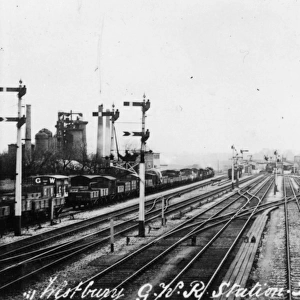 Westbury Station, Wiltshire, c. 1920s