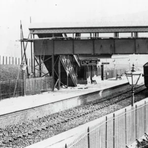 Winchcombe Station and Footbridge, Gloucestershire, c. 1910