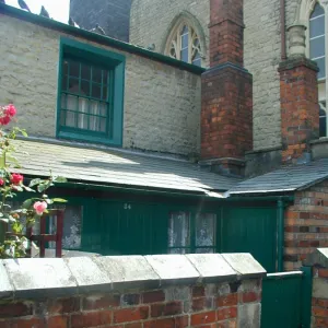 Back yard of No 34 Faringdon Road - present day