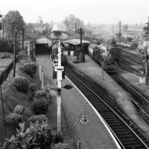 Yeovil Pen Mill Station looking east towards Castle Cary