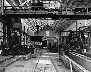 Wood Gallery: No 1 Shop, Sawmill, c1950s