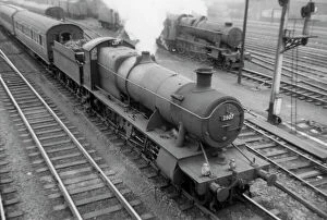 2800 Class Gallery: 2800 class, 2-8-0, No 2807 at Cardiff, April 1959
